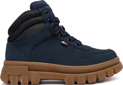 Buty zimowe dziecięce na zimę Tommy Hilfiger ze sklepu: eobuwie.pl w kategorii: Buty zimowe dziecięce - zdjęcie WP-EBWP-9KUZS-09B_0000306536937