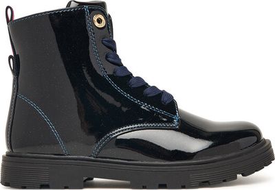 Buty zimowe dziecięce na zimę Tommy Hilfiger ze sklepu: eobuwie.pl w kategorii: Buty zimowe dziecięce - zdjęcie WP-EBWP-9KUZS-09B_0000306537125