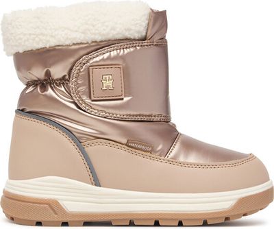 Buty zimowe dziecięce na zimę Tommy Hilfiger ze sklepu: eobuwie.pl w kategorii: Buty zimowe dziecięce - zdjęcie WP-EBWP-9KUZS-09B_0000306537217