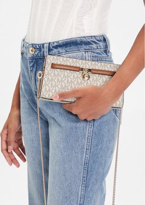 Kopertówka elegancka Michael Michael Kors ze sklepu: eobuwie.pl w kategorii: Kopertówki - zdjęcie WP-EBWP-9KUZS-09B_0197853988361