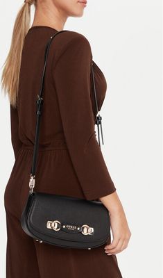 Listonoszka elegancka Guess ze sklepu: eobuwie.pl w kategorii: Listonoszki - zdjęcie WP-EBWP-9KUZS-09B_0198659000493