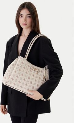Shopper bag elegancka Guess ze sklepu: eobuwie.pl w kategorii: Torby Shopper bag - zdjęcie WP-EBWP-9KUZS-09B_0198659027087