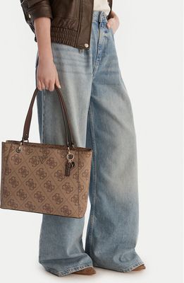 Shopper bag elegancka Guess ze sklepu: eobuwie.pl w kategorii: Torby Shopper bag - zdjęcie WP-EBWP-9KUZS-09B_0198659030742