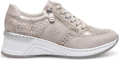 Buty sportowe damskie na platformie Rieker ze sklepu: eobuwie.pl w kategorii: Buty sportowe damskie
