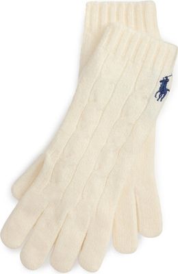 Polo Ralph Lauren - Rękawiczki ze sklepu: eobuwie.pl w kategorii: Rękawiczki damskie - zdjęcie WP-EBWP-9KUZS-09B_3616853508456