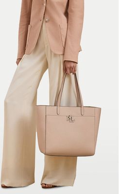 Shopper bag wakacyjna LAUREN RALPH LAUREN ze sklepu: eobuwie.pl w kategorii: Torby Shopper bag - zdjęcie WP-EBWP-9KUZS-09B_3616853655778