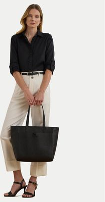 LAUREN RALPH LAUREN - Shopper bag wakacyjna ze sklepu: eobuwie.pl w kategorii: Torby Shopper bag - zdjęcie WP-EBWP-9KUZS-09B_3616853745080