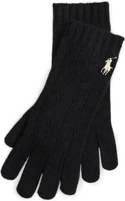 Polo Ralph Lauren - Rękawiczki ze sklepu: eobuwie.pl w kategorii: Rękawiczki damskie - zdjęcie WP-EBWP-9KUZS-09B_3616853767846