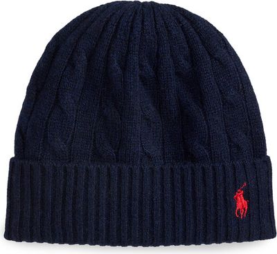 Czapka zimowa damska Polo Ralph Lauren ze sklepu: eobuwie.pl w kategorii: Czapki zimowe damskie - zdjęcie WP-EBWP-9KUZS-09B_3616853933678