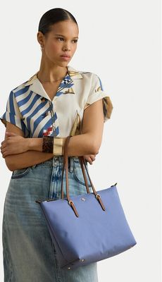 Shopper bag na wakacje LAUREN RALPH LAUREN ze sklepu: eobuwie.pl w kategorii: Torby Shopper bag - zdjęcie WP-EBWP-9KUZS-09B_3616854158186