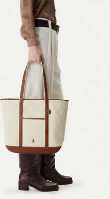 Shopper bag na wakacje Polo Ralph Lauren ze sklepu: eobuwie.pl w kategorii: Torby Shopper bag - zdjęcie WP-EBWP-9KUZS-09B_3616854993190