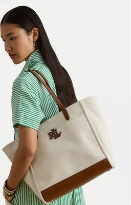 Shopper bag wakacyjna LAUREN RALPH LAUREN ze sklepu: eobuwie.pl w kategorii: Torby Shopper bag - zdjęcie WP-EBWP-9KUZS-09B_3616857398725