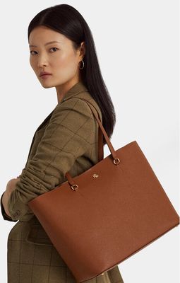 Shopper bag wakacyjna LAUREN RALPH LAUREN ze sklepu: eobuwie.pl w kategorii: Torby Shopper bag - zdjęcie WP-EBWP-9KUZS-09B_3616858467499