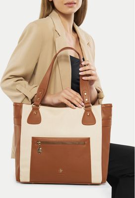 Shopper bag wakacyjna BEVERLY HILLS POLO CLUB ze sklepu: eobuwie.pl w kategorii: Torby Shopper bag - zdjęcie WP-EBWP-9KUZS-09B_5903419784064