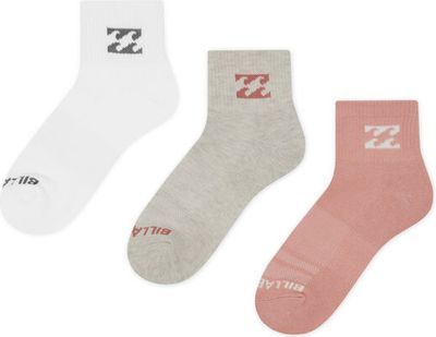Skarpetki damskie z napisem casual Billabong ze sklepu: eobuwie.pl w kategorii: Skarpetki damskie - zdjęcie WP-EBWP-9KUZS-09B_5904248137908