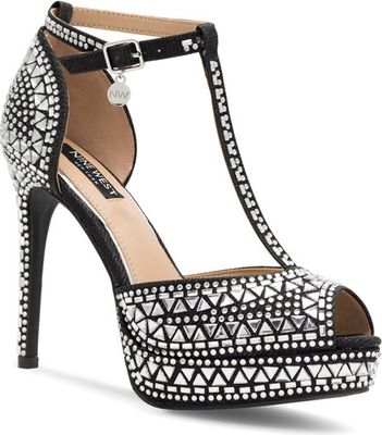 Sandały damskie na lato Nine West ze sklepu: eobuwie.pl w kategorii: Sandały damskie - zdjęcie WP-EBWP-9KUZS-09B_5905588153771