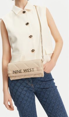 Kopertówka elegancka Nine West ze sklepu: eobuwie.pl w kategorii: Kopertówki - zdjęcie WP-EBWP-9KUZS-09B_5906751007624