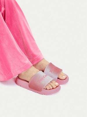 Klapki damskie na lato Juicy Couture ze sklepu: eobuwie.pl w kategorii: Klapki damskie - zdjęcie WP-EBWP-9KUZS-09B_5906751073926