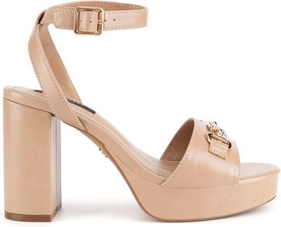Sandały damskie na lato Nine West ze sklepu: eobuwie.pl w kategorii: Sandały damskie - zdjęcie WP-EBWP-9KUZS-09B_5906751083758