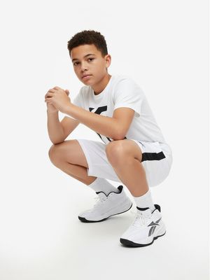 Buty sportowe dziecięce na wiosnę Reebok ze sklepu: eobuwie.pl w kategorii: Buty sportowe dziecięce - zdjęcie WP-EBWP-9KUZS-09B_5906751219737