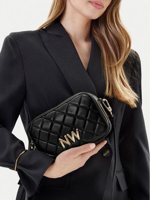 Nine West - Listonoszka elegancka glamour ze sklepu: eobuwie.pl w kategorii: Listonoszki - zdjęcie WP-EBWP-9KUZS-09B_5906751260036