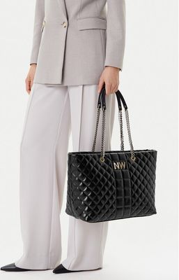 Nine West - Shopper bag elegancka ze sklepu: eobuwie.pl w kategorii: Torby Shopper bag - zdjęcie WP-EBWP-9KUZS-09B_5906751396841