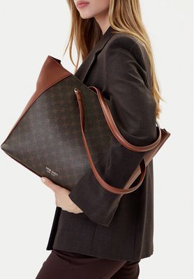 Shopper bag elegancka Nine West ze sklepu: eobuwie.pl w kategorii: Torby Shopper bag - zdjęcie WP-EBWP-9KUZS-09B_5906751396872