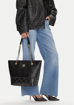 Shopper bag na zimę Nine West ze sklepu: eobuwie.pl w kategorii: Torby Shopper bag - zdjęcie WP-EBWP-9KUZS-09B_5906751436196