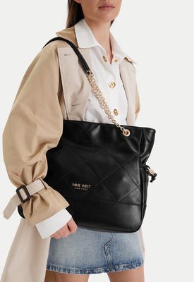 Shopper bag na wakacje Nine West ze sklepu: eobuwie.pl w kategorii: Torby Shopper bag - zdjęcie WP-EBWP-9KUZS-09B_5906751544853