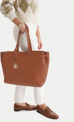 Shopper bag wakacyjna elegancka BEVERLY HILLS POLO CLUB ze sklepu: eobuwie.pl w kategorii: Torby Shopper bag - zdjęcie WP-EBWP-9KUZS-09B_5906751619018