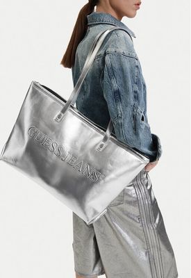 Guess Jeans - Shopper bag na wakacje ze sklepu: eobuwie.pl w kategorii: Torby Shopper bag - zdjęcie WP-EBWP-9KUZS-09B_5906751880692