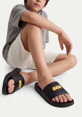 Klapki dziecięce na lato Batman ze sklepu: eobuwie.pl w kategorii: Klapki dziecięce - zdjęcie WP-EBWP-9KUZS-09B_5907964150596