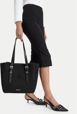 Nine West - Shopper bag elegancka wakacyjna ze sklepu: eobuwie.pl w kategorii: Torby Shopper bag - zdjęcie WP-EBWP-9KUZS-09B_5907964153993