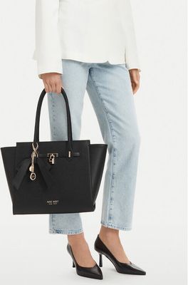 Shopper bag elegancka Nine West ze sklepu: eobuwie.pl w kategorii: Torby Shopper bag - zdjęcie WP-EBWP-9KUZS-09B_5907964154716
