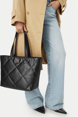 Shopper bag na wakacje Nine West ze sklepu: eobuwie.pl w kategorii: Torby Shopper bag - zdjęcie WP-EBWP-9KUZS-09B_5907964155836