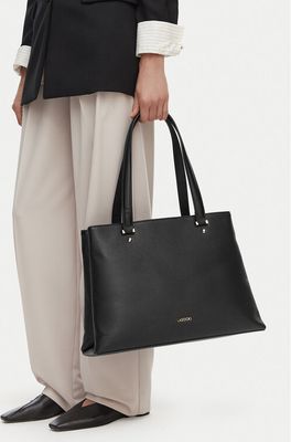 Shopper bag elegancka Lasocki ze sklepu: eobuwie.pl w kategorii: Torby Shopper bag - zdjęcie WP-EBWP-9KUZS-09B_5907964174196