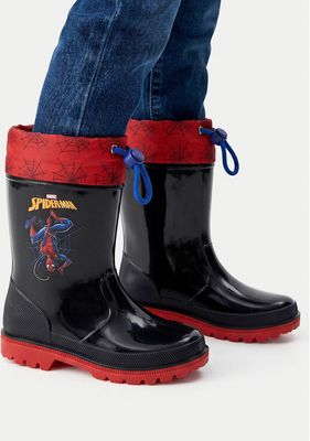 Kalosze dziecięce jesienne Spiderman Ultimate ze sklepu: eobuwie.pl w kategorii: Kalosze dziecięce - zdjęcie WP-EBWP-9KUZS-09B_5907964282273