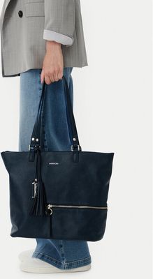 Shopper bag elegancka Lasocki ze sklepu: eobuwie.pl w kategorii: Torby Shopper bag - zdjęcie WP-EBWP-9KUZS-09B_5907964299295