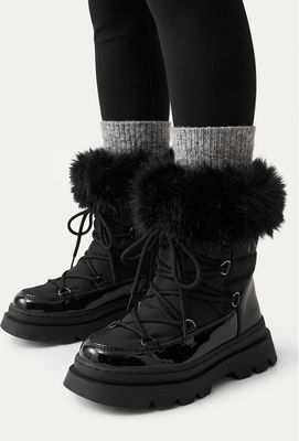 Buty zimowe dziecięce na zimę DeeZee ze sklepu: eobuwie.pl w kategorii: Buty zimowe dziecięce - zdjęcie WP-EBWP-9KUZS-09B_5907964482192