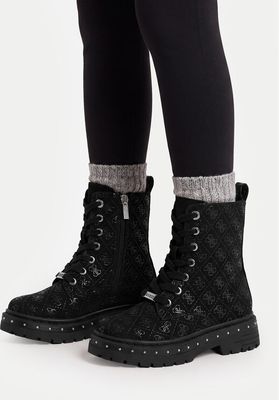 Buty zimowe dziecięce zimowe Guess ze sklepu: eobuwie.pl w kategorii: Buty zimowe dziecięce - zdjęcie WP-EBWP-9KUZS-09B_5907964499541
