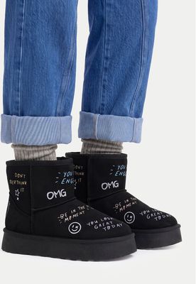 Buty zimowe dziecięce na zimę DeeZee ze sklepu: eobuwie.pl w kategorii: Buty zimowe dziecięce - zdjęcie WP-EBWP-9KUZS-09B_5907964535836