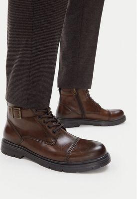 Buty zimowe męskie na zimę Lanetti ze sklepu: eobuwie.pl w kategorii: Buty zimowe męskie - zdjęcie WP-EBWP-9KUZS-09B_5907964554110