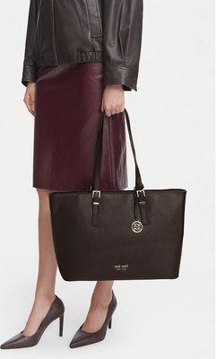 Shopper bag elegancka Nine West ze sklepu: eobuwie.pl w kategorii: Torby Shopper bag - zdjęcie WP-EBWP-9KUZS-09B_5907964554417