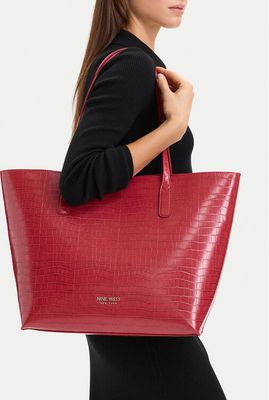 Shopper bag na wakacje Nine West ze sklepu: eobuwie.pl w kategorii: Torby Shopper bag - zdjęcie WP-EBWP-9KUZS-09B_5907964554516