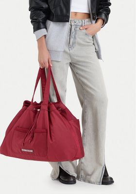 Guess Jeans - Shopper bag wakacyjna matowa ze sklepu: eobuwie.pl w kategorii: Torby Shopper bag