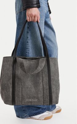 Guess Jeans - Shopper bag wakacyjna ze sklepu: eobuwie.pl w kategorii: Torby Shopper bag - zdjęcie WP-EBWP-9KUZS-09B_5907964616757