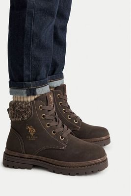 Buty zimowe dziecięce zimowe U.S Polo Assn. ze sklepu: eobuwie.pl w kategorii: Buty zimowe dziecięce