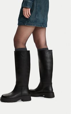 Kozaki damskie na zimę Guess Jeans ze sklepu: eobuwie.pl w kategorii: Kozaki damskie