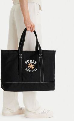 Shopper bag na wakacje Guess ze sklepu: eobuwie.pl w kategorii: Torby Shopper bag - zdjęcie WP-EBWP-9KUZS-09B_7621235094867