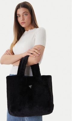 Shopper bag elegancka Guess ze sklepu: eobuwie.pl w kategorii: Torby Shopper bag - zdjęcie WP-EBWP-9KUZS-09B_7621235516307
